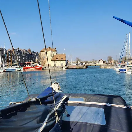 Botel Floating House With Terrace In Honfleur